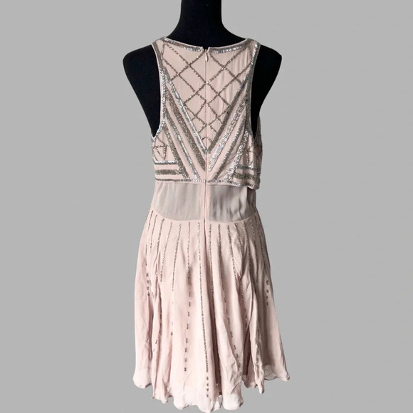 ASOS WEDDING Crop Top Embellished Mini Dress - Picture 5 of 16